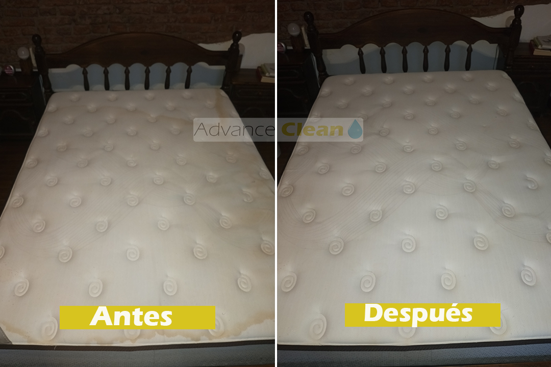 limpieza de colchon manchado