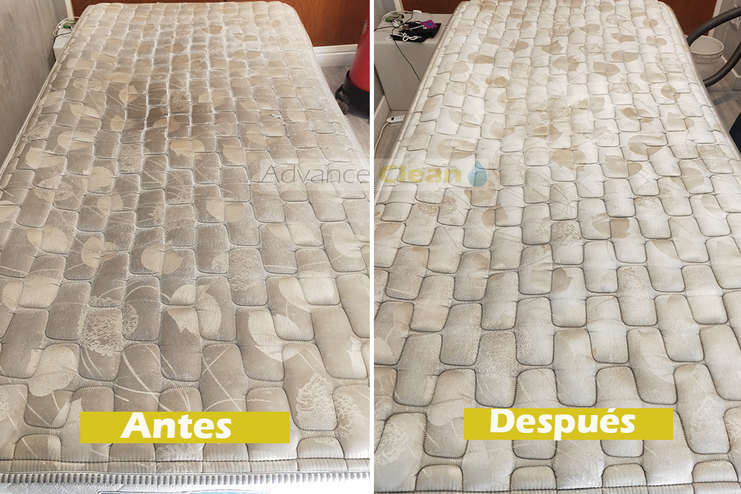 Después de limpiar el colchón