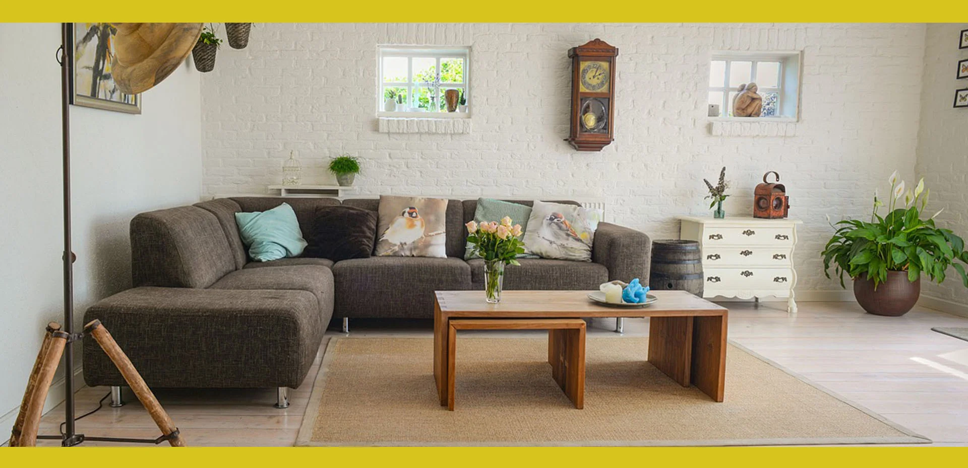 Sillones color marrón